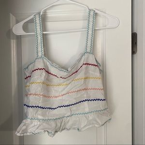 Forever 21 Cropped Tank Top (L)